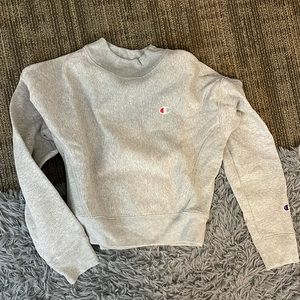 Grey champion hoodie
